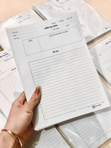 Cách Vẽ Giấy Kiểm Tra