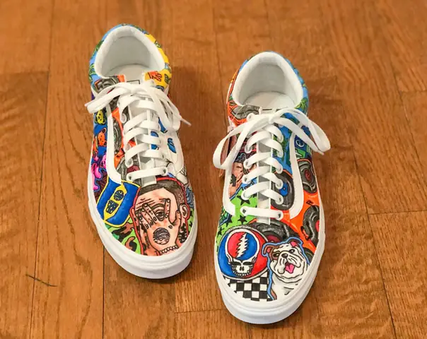 Cách Vẽ Giày Vans Cách Vẽ Giày Vans