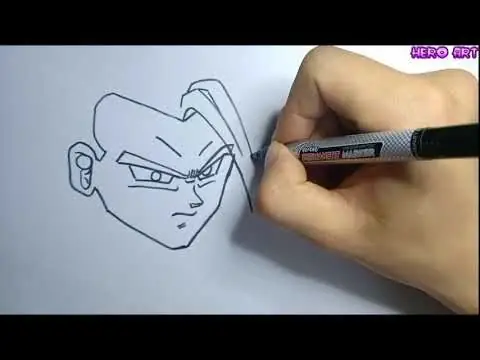 Cách Vẽ Gohan