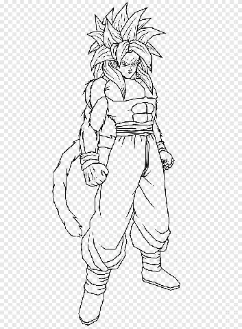 Cách Vẽ Goku Sjj4