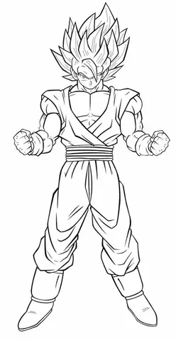 Cách Vẽ Goku Ssj2 Cách Vẽ Goku Ssj2