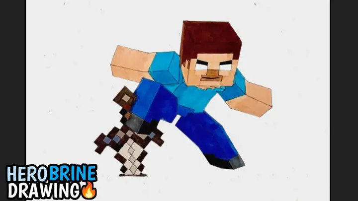 Cách Vẽ Herobrine Ded Cách Vẽ Herobrine Ded