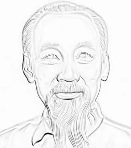 Cách Vẽ Hình Bác Hồ