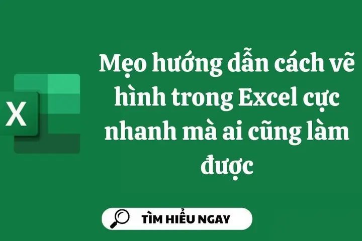 Cách Vẽ Hình Excel Cách Vẽ Hình Excel