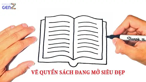 Cách Vẽ Hình Quyển Sách