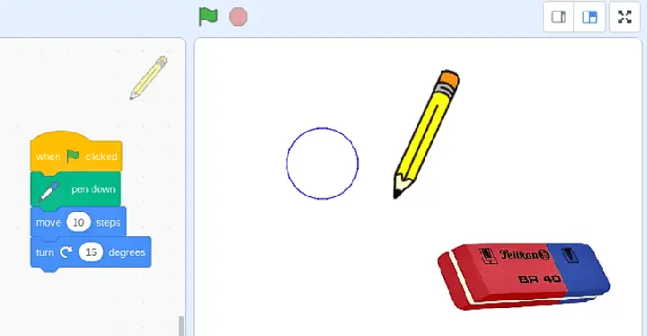 Cách Vẽ Hình Tròn Scratch