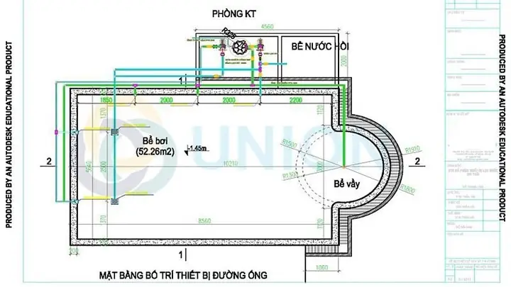Cách Vẽ Hồ Bơi