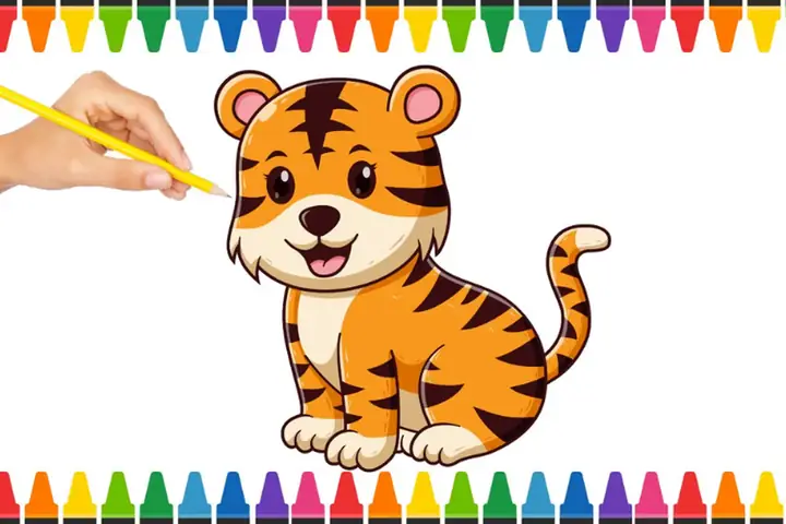 Cách Vẽ Hổ Đơn Giản