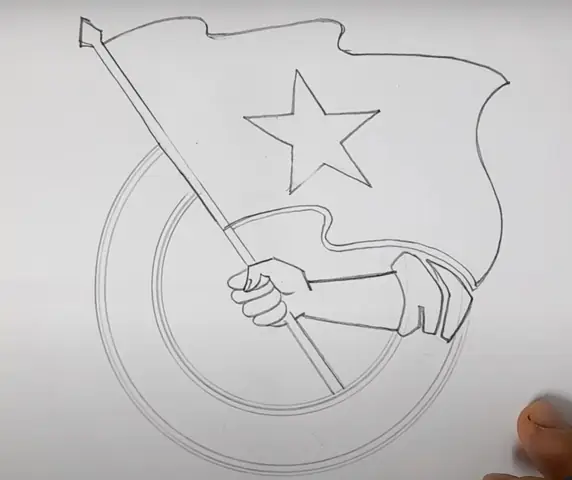 Cách Vẽ Huy Hiệu Đoàn