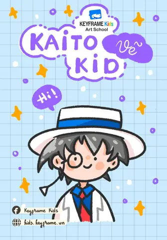 Cách Vẽ Kaito Kid Chibi Cách Vẽ Kaito Kid Chibi