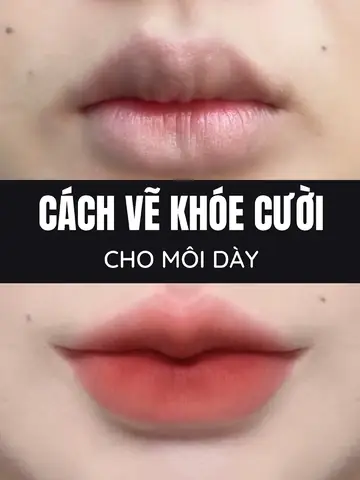 Cách Vẽ Khoé Môi