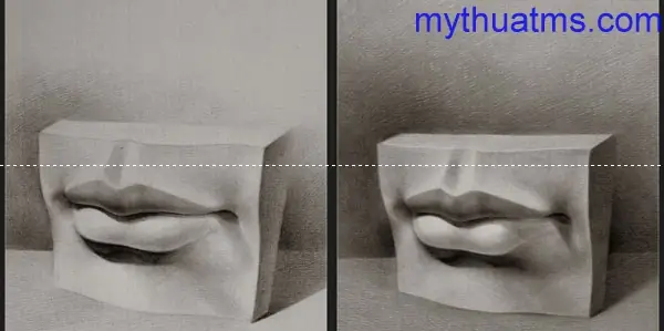 Cách Vẽ Khối Môi
