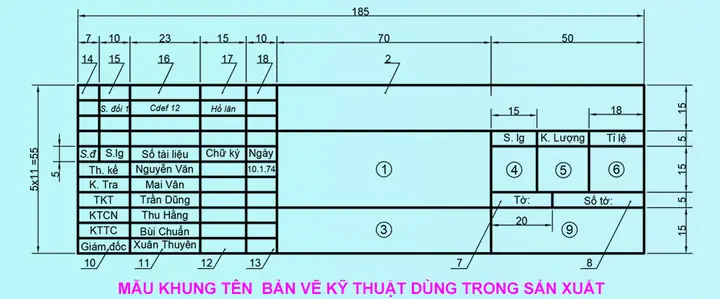 Cách Vẽ Khung Bản Vẽ