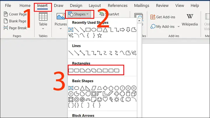 Cách Vẽ Khung Word