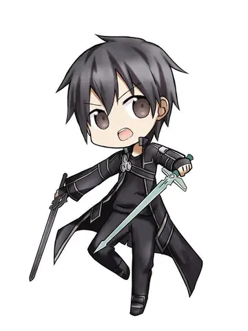 Cách Vẽ Kirito Chibi