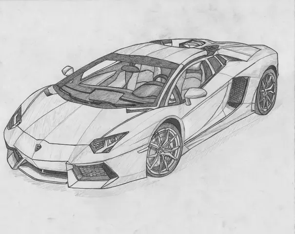 Cách Vẽ Lamborghini 2d Cách Vẽ Lamborghini 2d