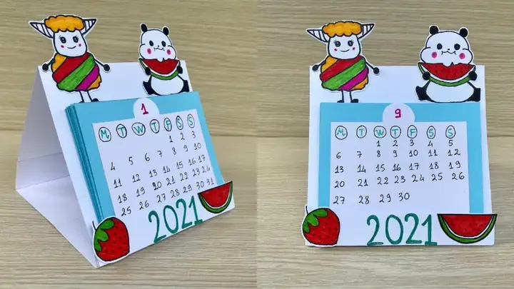 Cách Vẽ Lịch Treo Tường