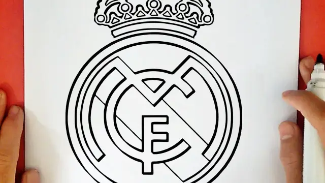 Cách Vẽ Logo Real Madrid