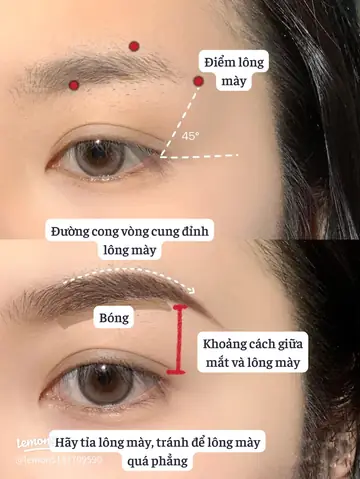 Cách Vẽ Lông Mày Cong