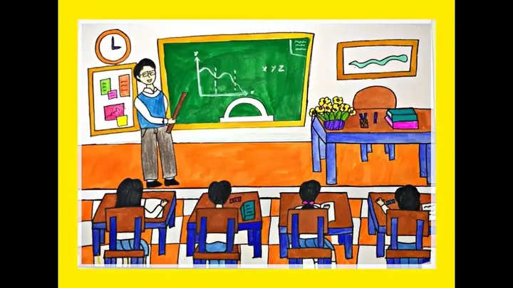 Cách Vẽ Lớp Học