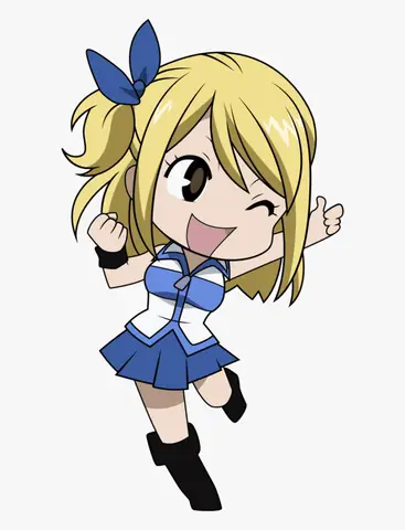 Cách Vẽ Lucy Chibi