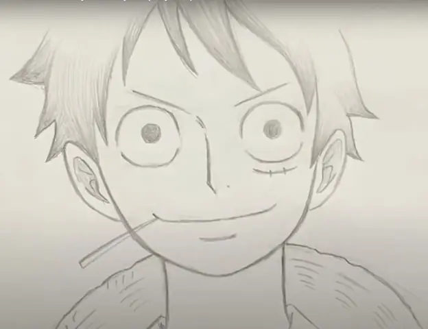 Cách Vẽ Luffy Và