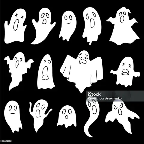 Cách Vẽ Ma Halloween