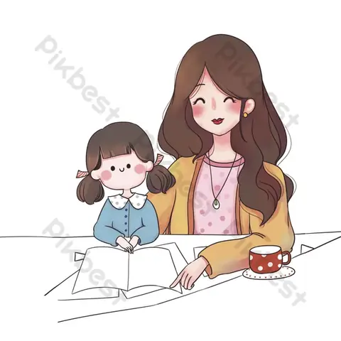 Cách Vẽ Mẹ Cute
