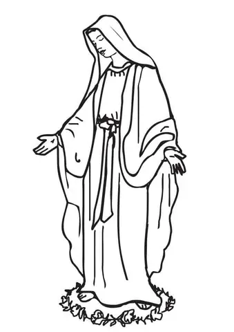 Cách Vẽ Mẹ Maria Cách Vẽ Mẹ Maria