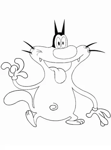 Cách Vẽ Mèo Oggy