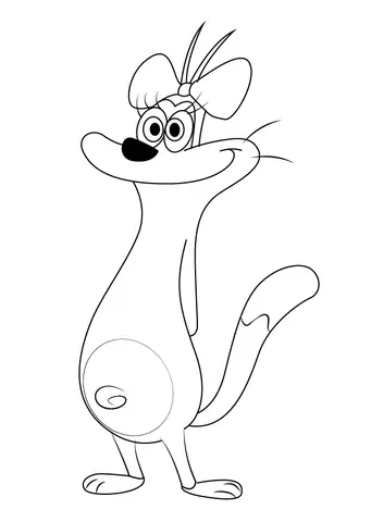 Cách Vẽ Mèo Oggy