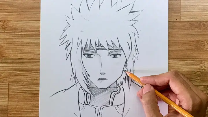 Cách Vẽ Minato Chibi