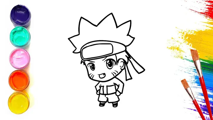 Cách Vẽ Minato Chibi