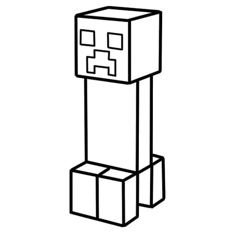 Cách Vẽ Minecraft Slenderman