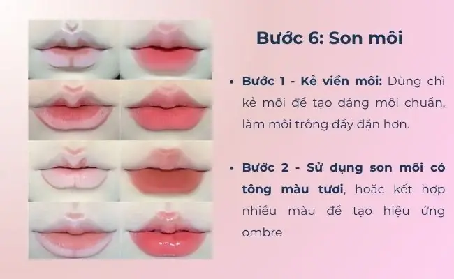 Cách Vẽ Môi Makeup