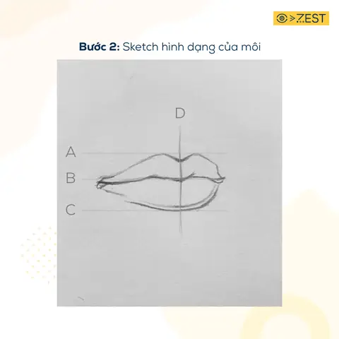 Cách Vẽ Môi Nam