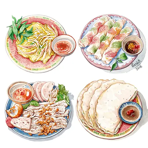 Cách Vẽ Món Ăn