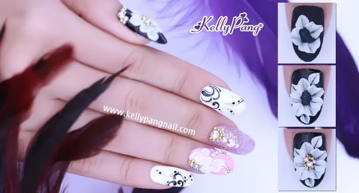 Cách Vẽ Nail Nổi