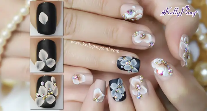 Cách Vẽ Nail Nổi
