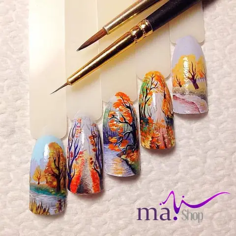 Cách Vẽ Nail Phong Cảnh Cách Vẽ Nail Phong Cảnh