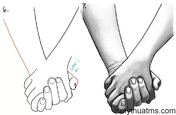 Cách Vẽ Nắm Tay