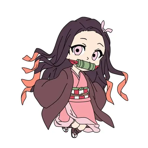 Cách Vẽ Nezuko Chibi