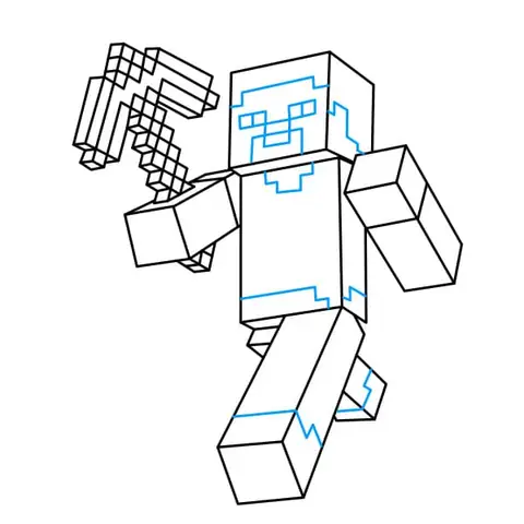 Cách Vẽ Người Minecraft
