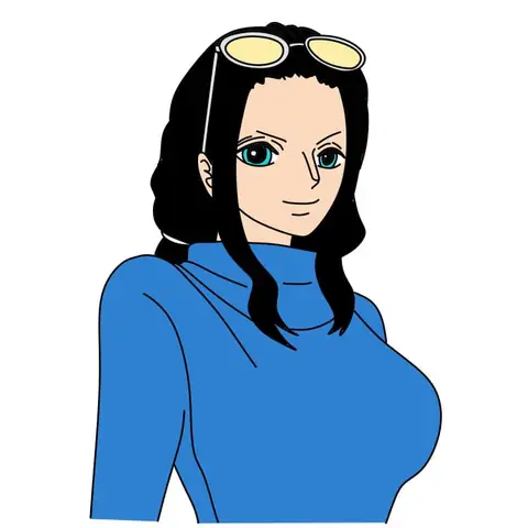 Cách Vẽ Nico Robin