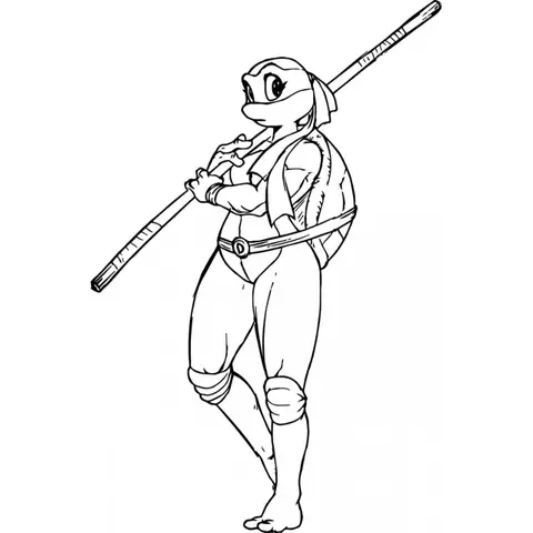Cách Vẽ Ninja Rùa