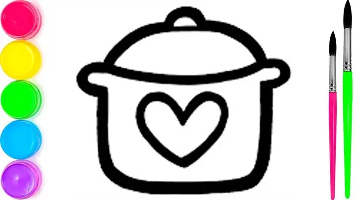 Cách Vẽ Nồi Nhỏ