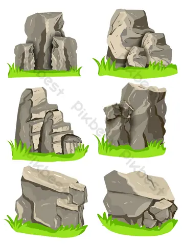 Cách Vẽ Núi Đá