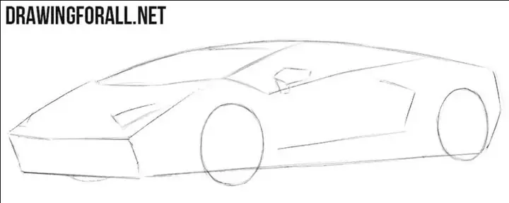 Cách Vẽ Ô Tô Lamborghini