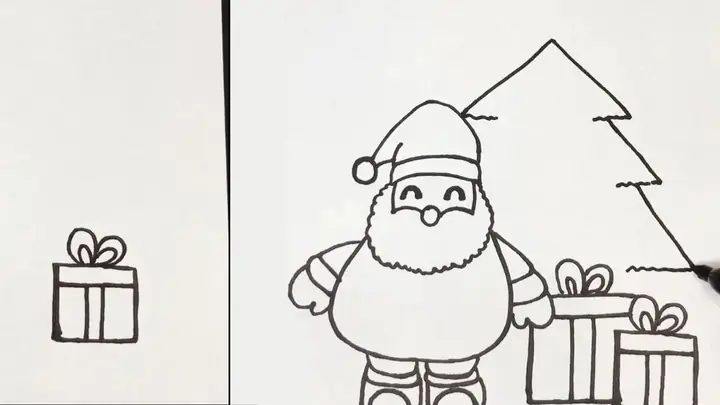 Cách Vẽ Ông Già Noel