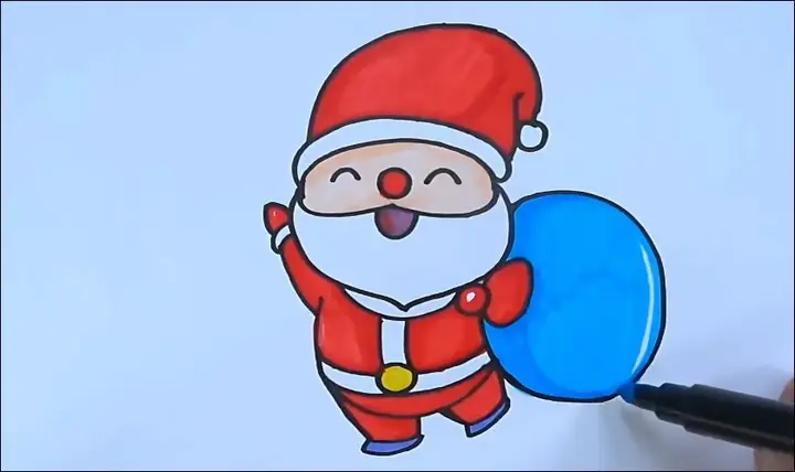 Cách Vẽ Ông Già Noel